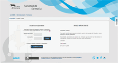 Desktop Screenshot of facfarmac.uaem.mx