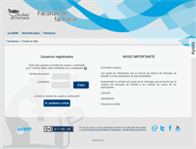 Tablet Screenshot of facfarmac.uaem.mx
