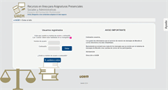 Desktop Screenshot of e-fdcs.uaem.mx